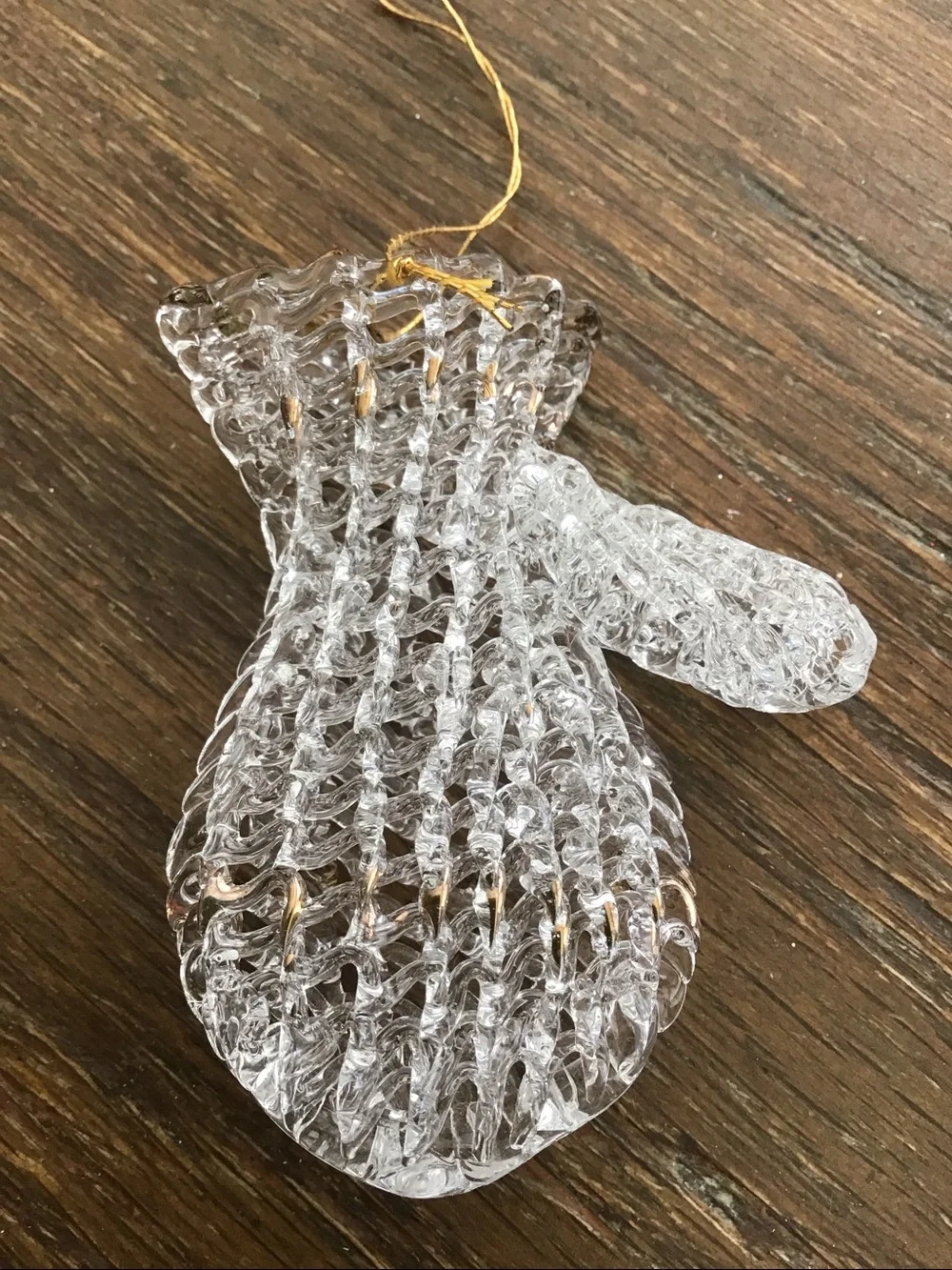 Vintage set features hand-spun glass Christmas tree ornaments